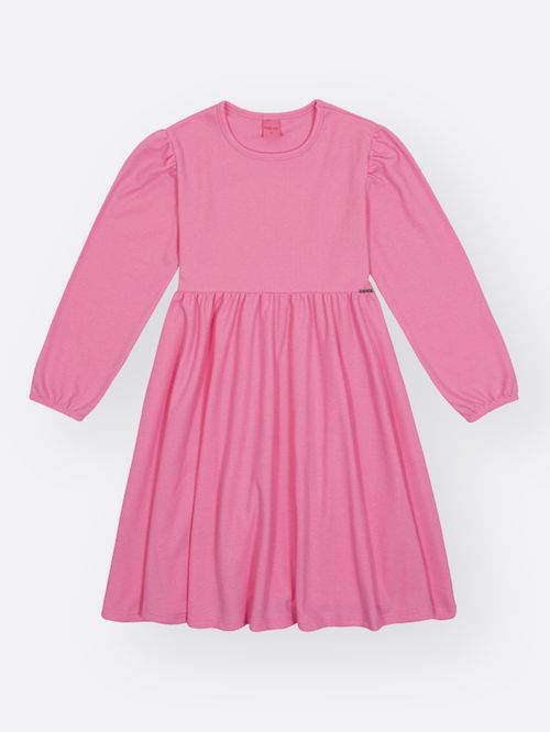 Vestido Infantil Menina em Moletinho Waffle Beli.me