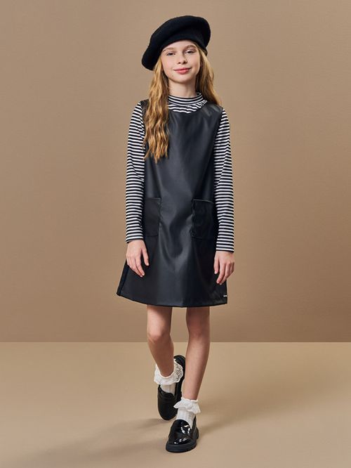 Conjunto Infantil Menina Listrado Petit Paris Beli.me