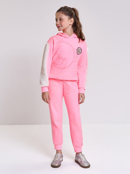 Conjunto Peluciado Infantil Menina Love My Bear Beli.me