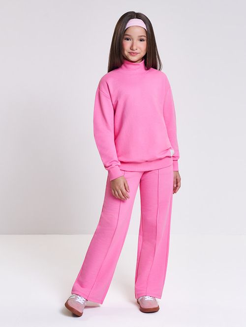 Conjunto Infantil Menina em Moletom Easy Style Beli.me
