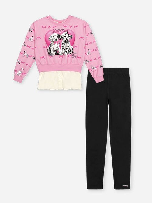 Conjunto Infantil Menina Dalmata's Lover Beli.me