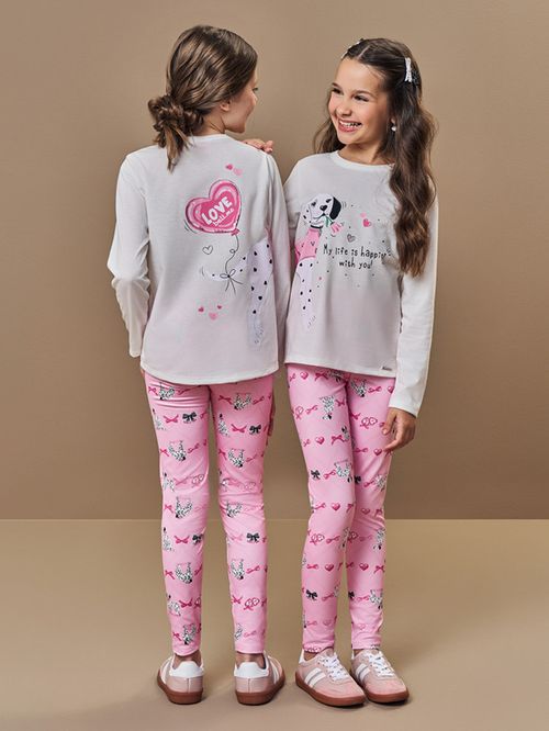 Conjunto Infantil Menina Dalmata Beli.me