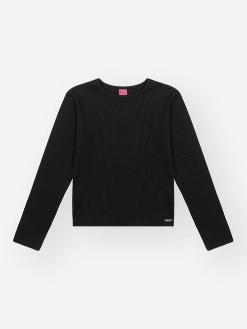 Blusa em Canelado Glow Infantil Menina Beli.me