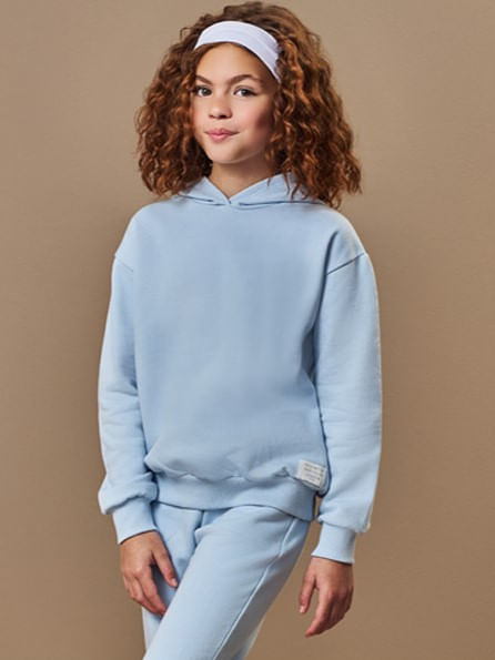 Blusão Felpado Infantil Menina com Capuz Beli.me