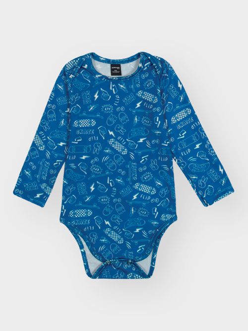 Body Térmico Bebê Menino Cool Print Kippos