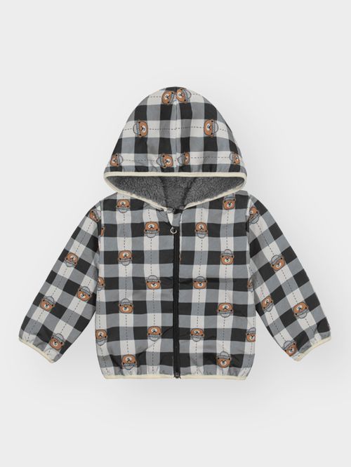 Jaqueta Dupla Face Bebê Menina Cool Print Kippos