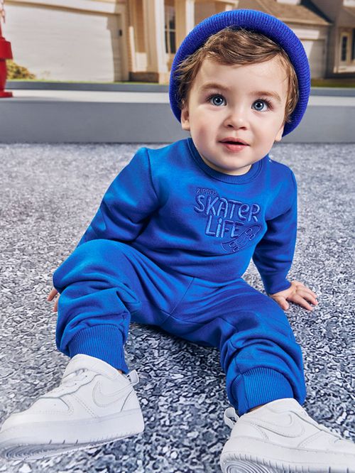 Conjunto Felpado Bebê Menino Skater Life Kippos