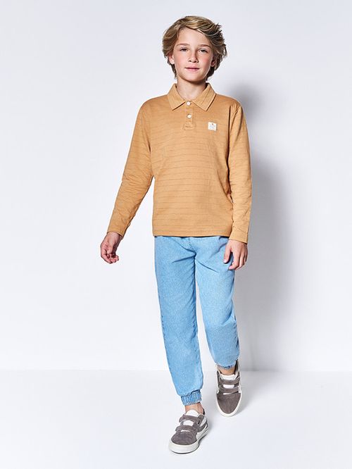 Camisa Polo Infantil Menino Space Horizon Kippos