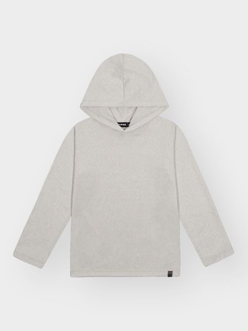 Camiseta com Capuz Infantil Menino em Tricot Kippos