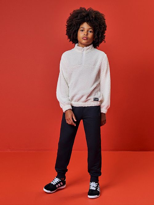 Blusão em Pelo Carneirinho Infantil Menino Kippos