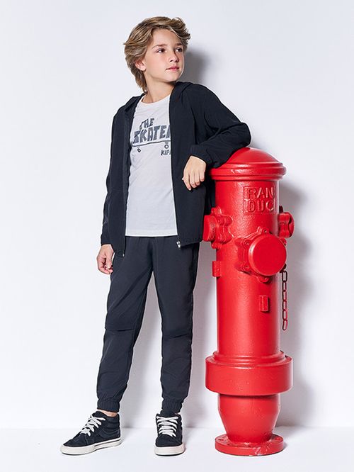 Jaqueta com Capuz Infantil Menino Flex Tech Kippos