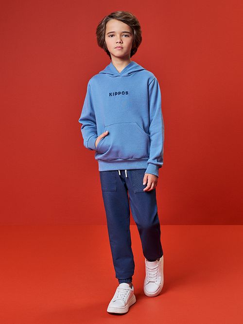 Calça Jogger Infantil Menino em Molecotton Denim Kippos