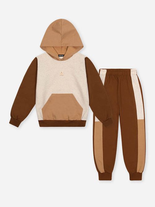 Conjunto Felpado Infantil Menino Safari Blocks Kippos