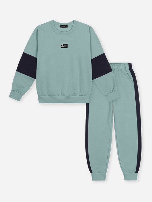 Conjunto Felpado Infantil Menino Block Identity Kippos