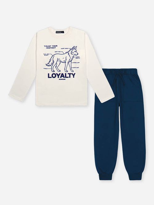 Conjunto Infantil Menino Loyalty Wolf Kippos