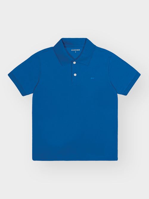 Camisa Polo Infantil em Piquet com Elastano – Look Clássico Confortável para Todas as Estações