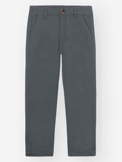 Calça em Sarja com Elastano Infantil Menino Kippos