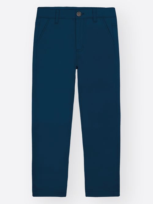 Calça em Sarja com Elastano Infantil Menino Kippos