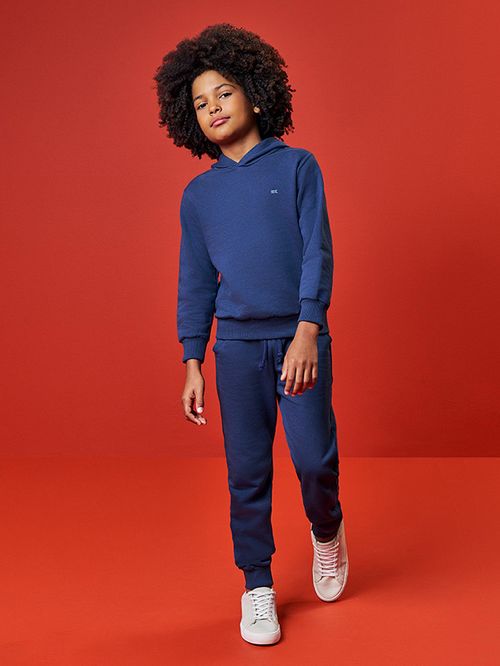 Calça Jogger Felpada Infantil Menino Kippos