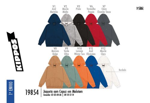 Jaqueta com Capuz Infantil Menino Kippos