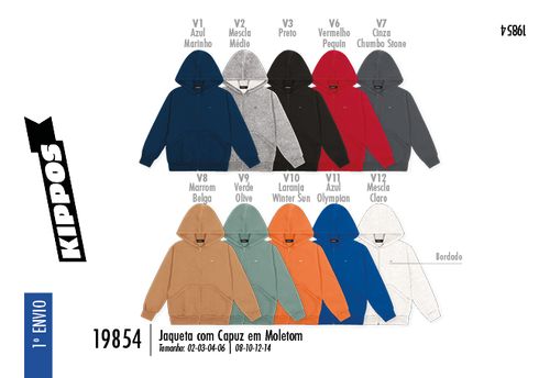 Jaqueta com Capuz Infantil Menino Kippos