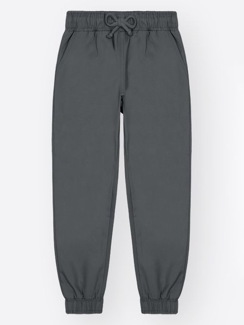 Calça Jogger em Sarja com Elastano Infantil Menino Kippos