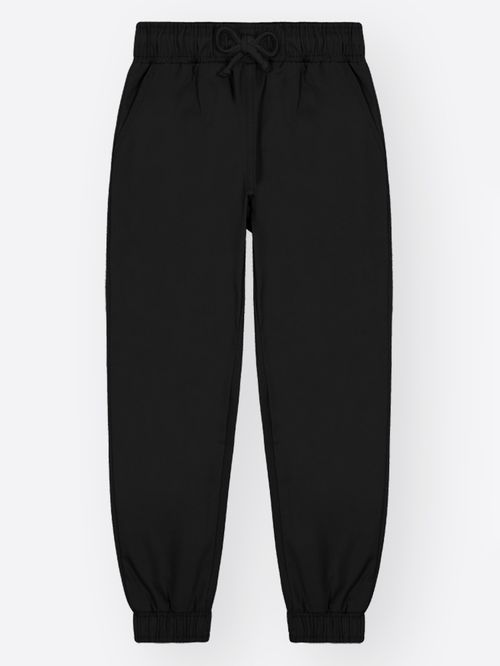 Calça Jogger em Sarja com Elastano Infantil Menino Kippos