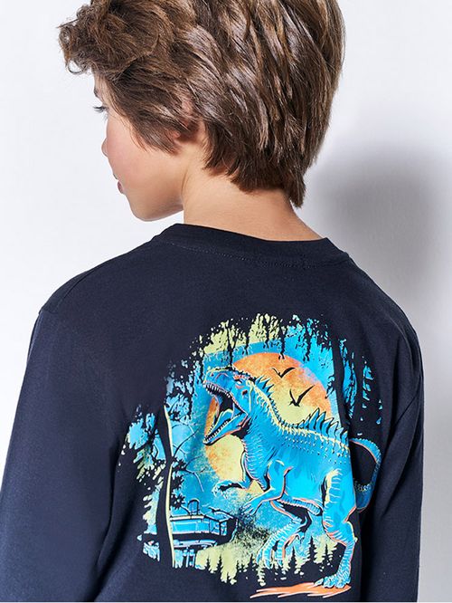 Camiseta Menino Manga Longa Indominus Kippos