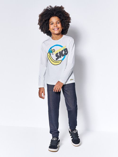 Camiseta Minions Infantil Menino Minion Sk8 Kippos