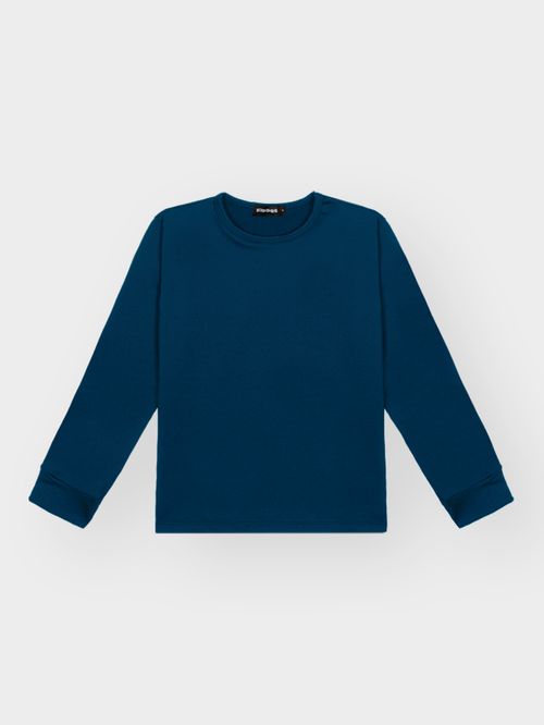 Camiseta Térmica Abertura Polegar Infantil Menino Kippos