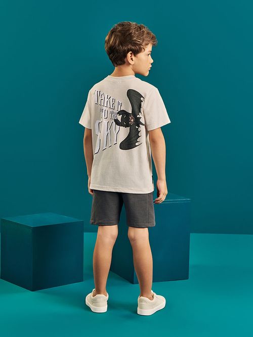 Camiseta Dragons Infantil Menino Take It To The Sky Divertto