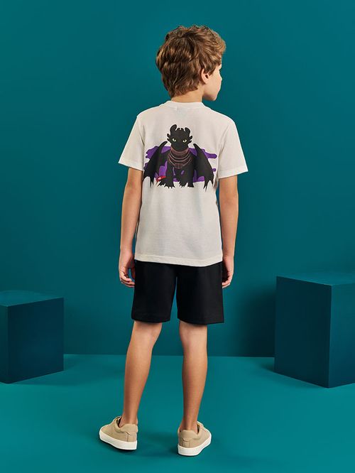 Camiseta Dragons Infantil Menino Class Divertto