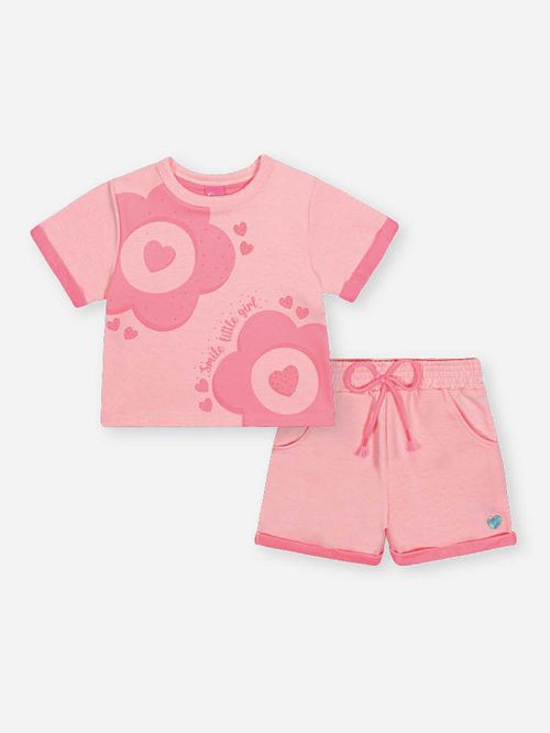 Conjunto Menina Margarida SMILE Neon Mundo Cinti