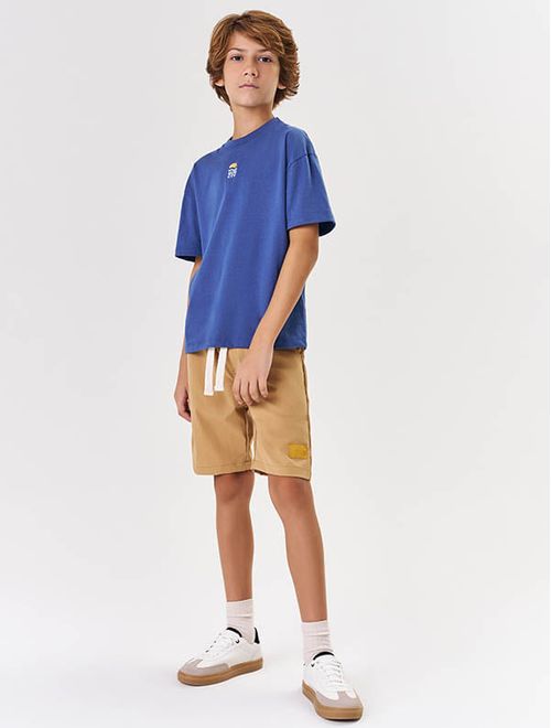 Camiseta Infantil Menino Sun Ctv Azul Catavento