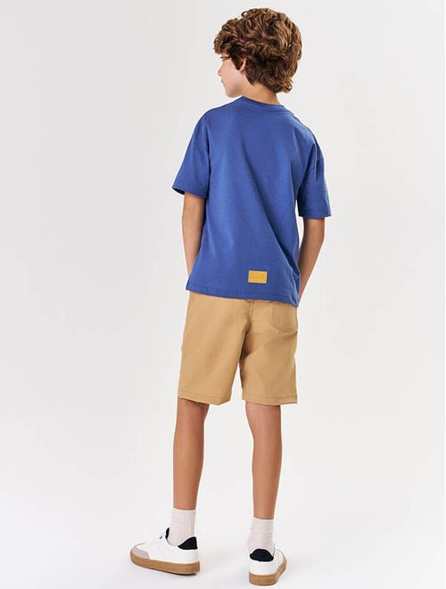 Camiseta Infantil Menino Sun Ctv Azul Catavento