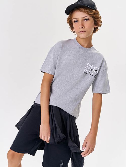Camiseta Infantil Menino The Ctv Brand Only Mescla Catavento