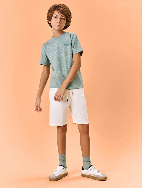 Camiseta Infantil Menino Creatives Verde Catavento