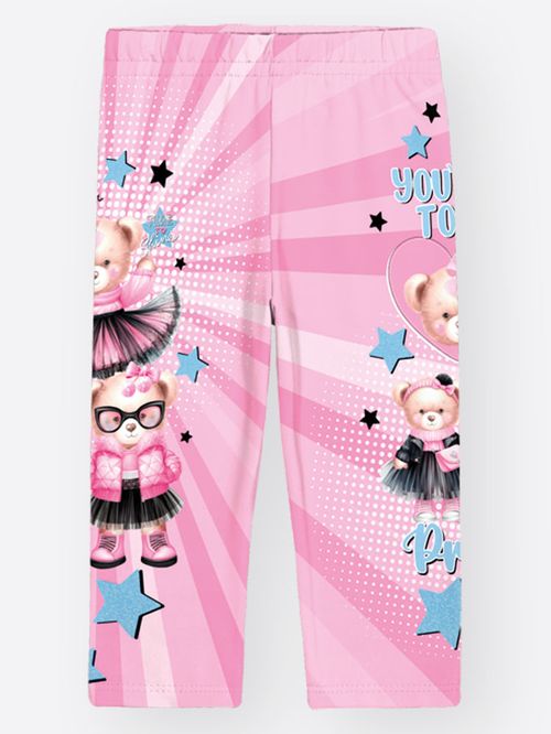 Legging Felpada Bebê Menina Ursas Pretty Mundo Cinti