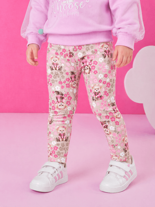 Legging Felpada Bebê Menina Mundo Cinti