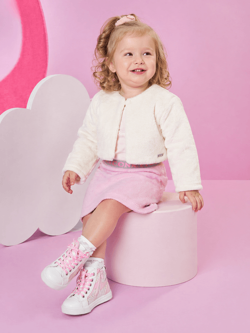 Casaqueto em Pelo Bebê Menina Mundo Cinti