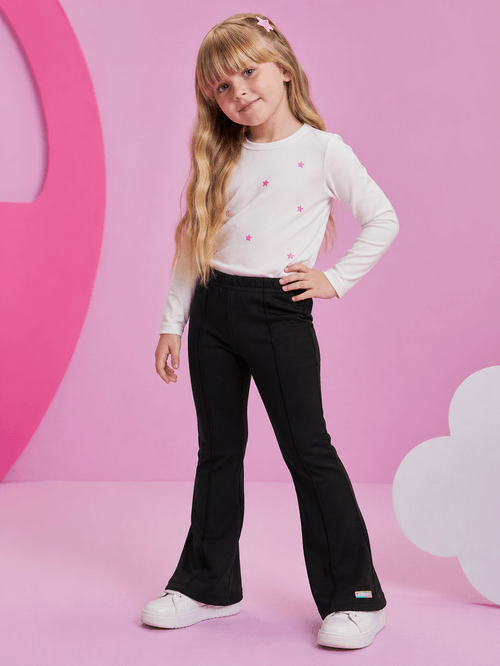 Calça Wide Leg Infantil Menina Mundo Cinti