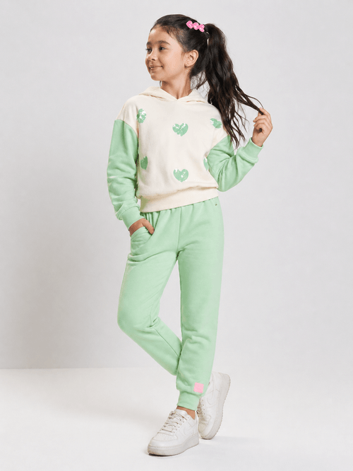 Conjunto Menina Corações Bordados Mundo Cinti
